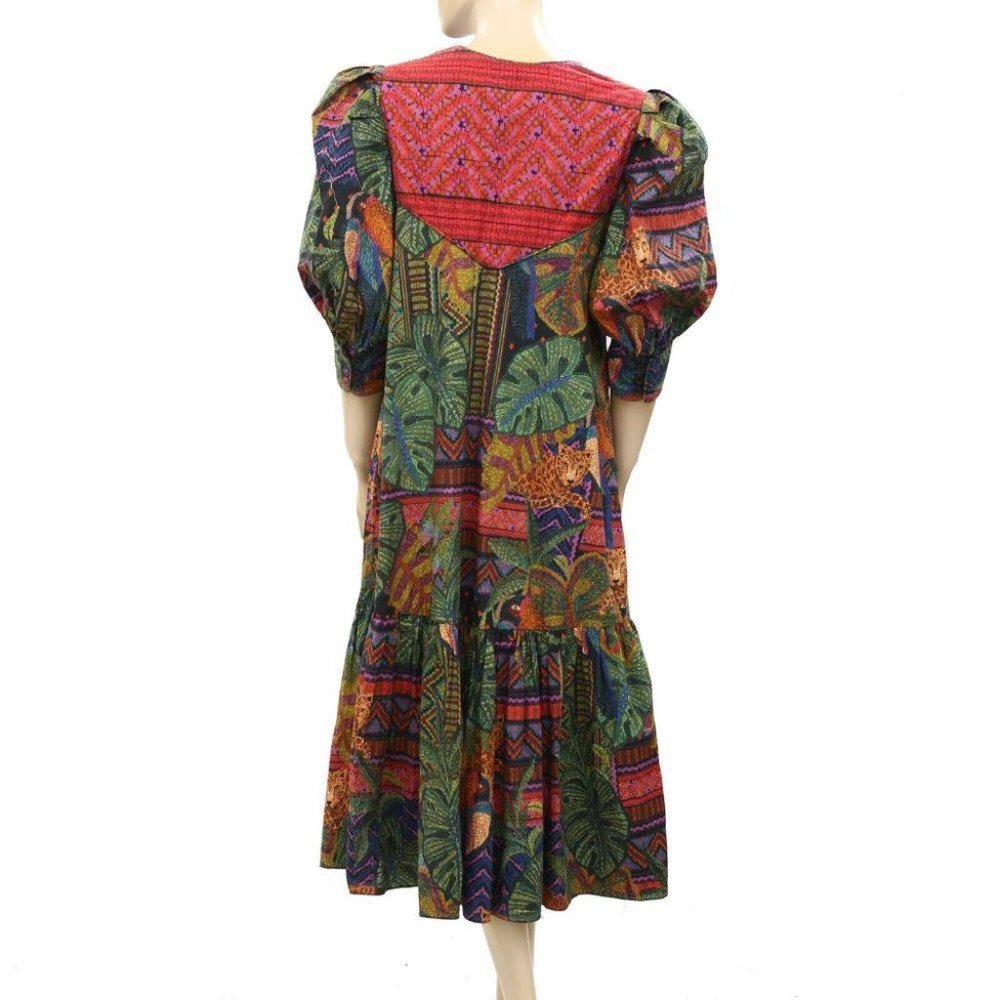 FARM Rio Multicolor Patterned Midi Dress - Picture 3 of 4